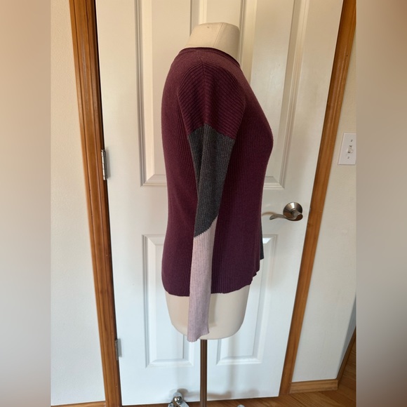 Smartwool | Colorblock Rib Sweater | XS - Picture 3 of 12